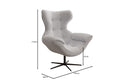Designer Sofa-Sessel Aurelio inkl. Beistellhocker in Bouclé