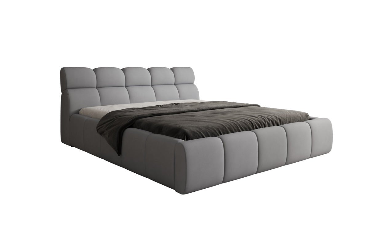 Designer Polsterbett Dallas Stoff mit Stauraum