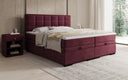 Boxspringbett Alessia mit Stauraum in Samt