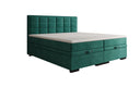 Boxspringbett Alessia mit Stauraum in Samt