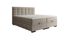 Boxspringbett Alessia mit Stauraum in Samt