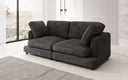 Designer 2 Sitzer Sofa Thalessa in Cord