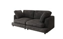 Designer 2 Sitzer Sofa Thalessa in Cord