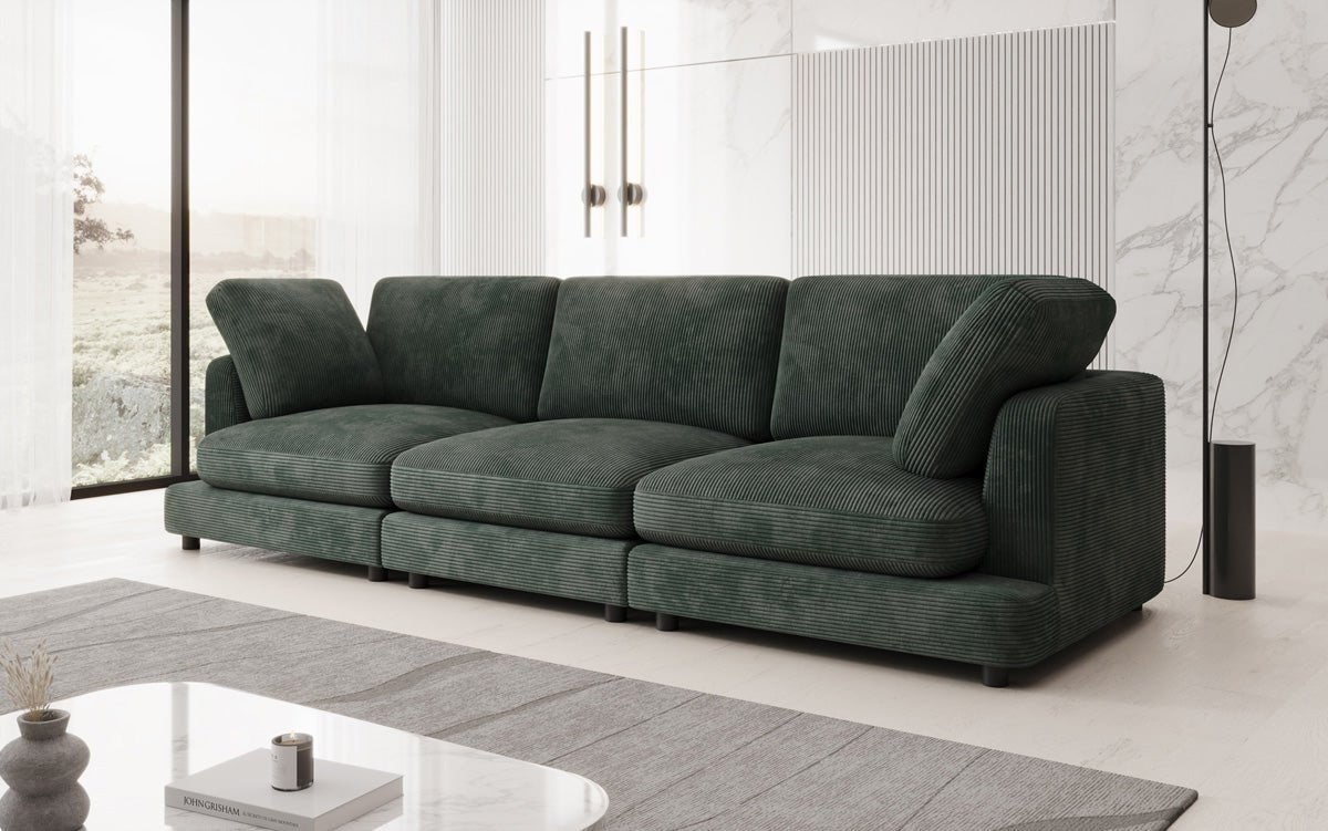 Designer 3 Siter Sofa Thalessa in Cord