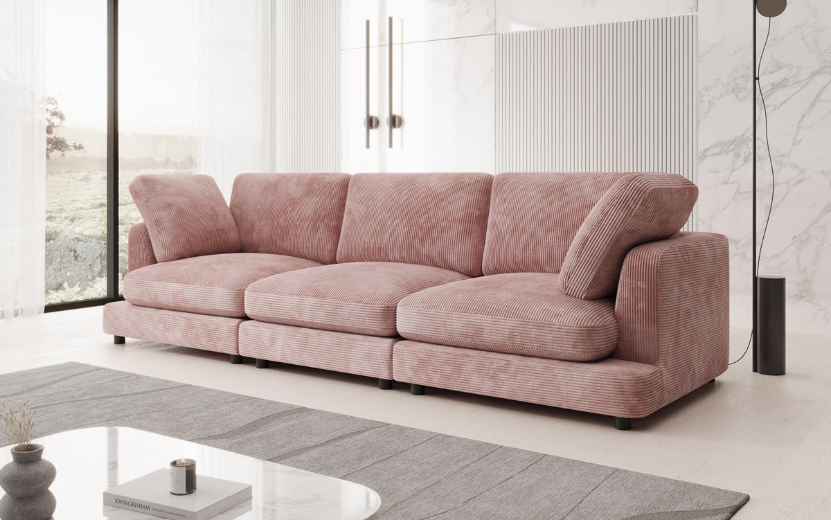 Designer 3 Siter Sofa Thalessa in Cord
