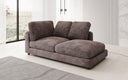 Designer Chaise Longue/Sofa Thalessa in Cord