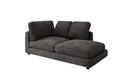 Designer Chaise Longue/Sofa Thalessa in Cord