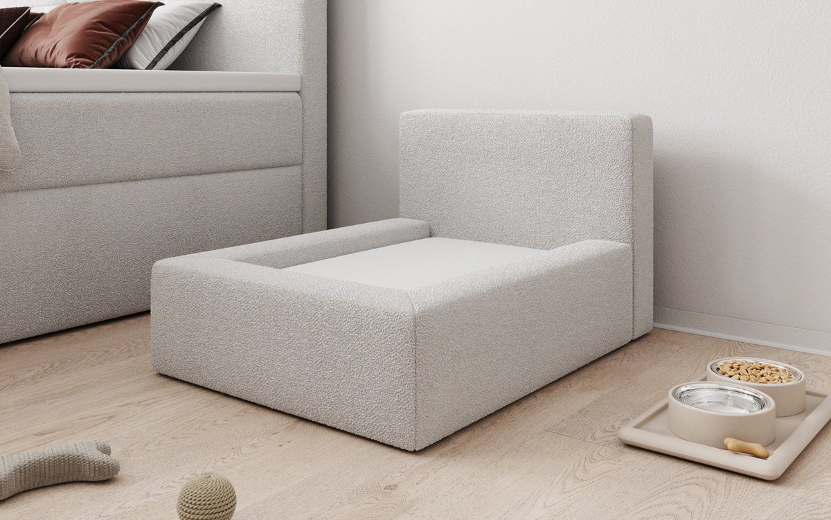 Hundebett LupoLounge 80 × 60 cm in Bouclé