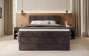 Boxspringbett Noren mit Stauraum in Cord