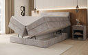 Boxspringbett Noren mit Stauraum in Cord