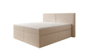 Boxspringbett Ophelia mit Schubladen in Teddy Bouclé