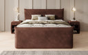 Boxspringbett Liana II mit hochklappbarem Stauraum in Samt