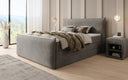 Boxspringbett Liana II mit hochklappbarem Stauraum in Samt