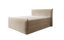 Boxspringbett Liana II mit hochklappbarem Stauraum in Samt