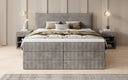 Boxspringbett Liana mit hochklappbarem Stauraum in Cord