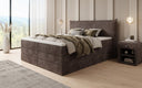 Boxspringbett Liana mit hochklappbarem Stauraum in Cord