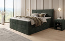 Boxspringbett Liana mit hochklappbarem Stauraum in Cord