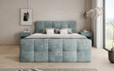 Boxspringbett Cozy in Cord mit Stauraum