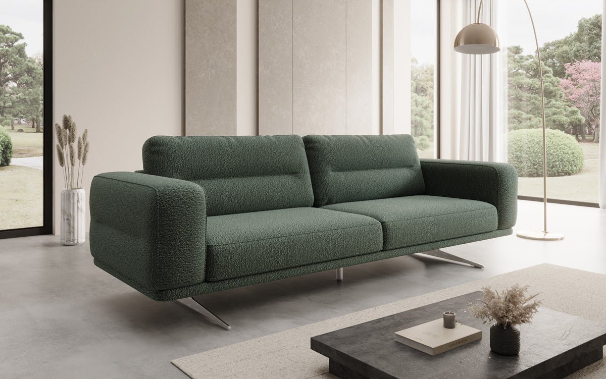 Designer Sofa Torino 3 Sitzer in Bouclé