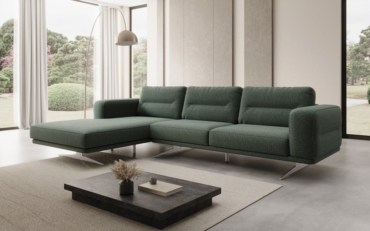 Designer L Sofa Torino in Bouclé