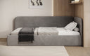 Designer Polsterbett/Gästebett/Sofa Cleo mit Stauraum