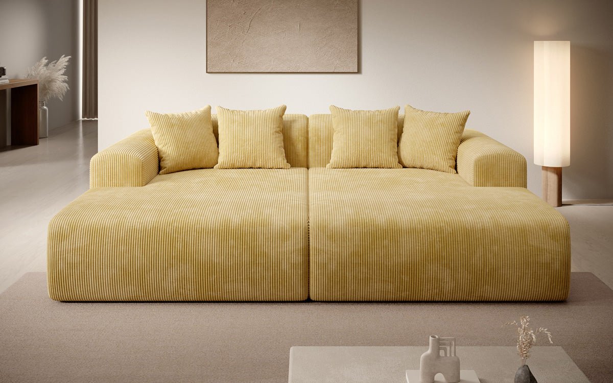 Designer Lounge-Sofa Shelly in Cord