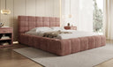 Designer Polsterbett Marshmallow in Cord mit Stauraum