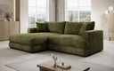Designer Ecksofa Lima in Cord