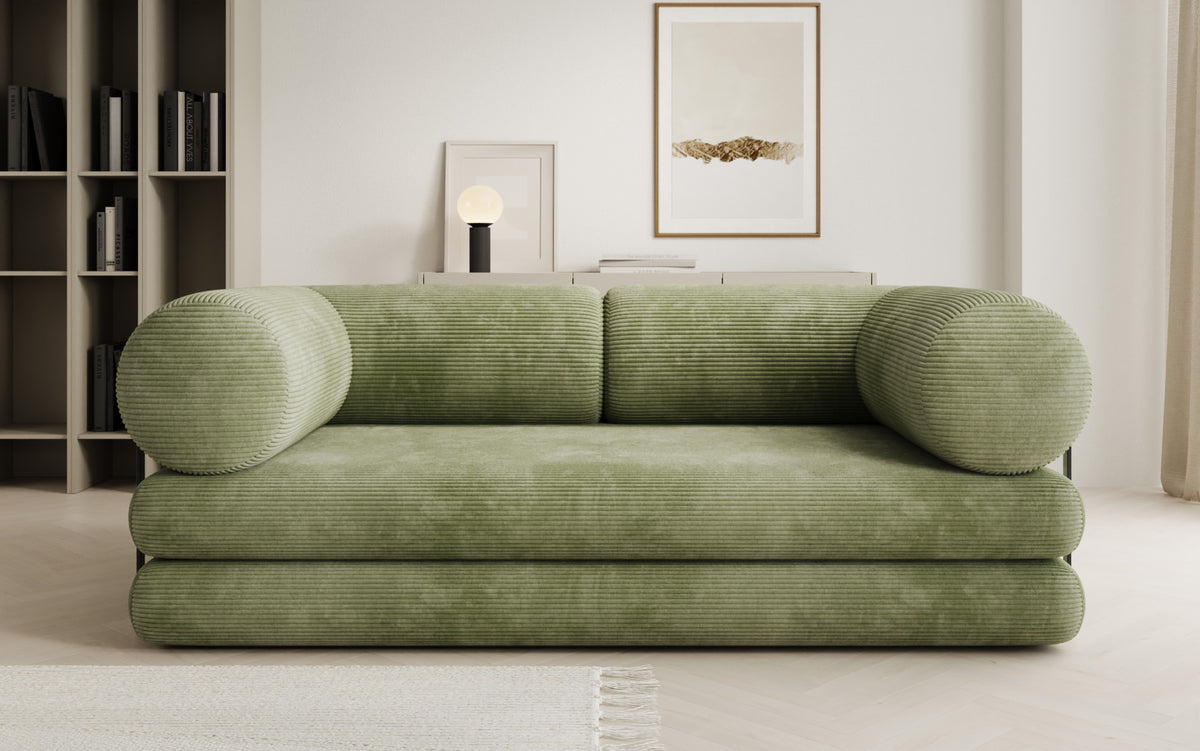 Designer Sofa Lazy Tube 3 Sitzer in Cord