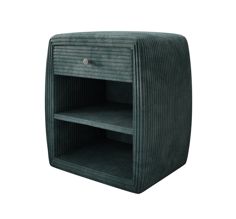 Designer Nachttisch Lilly mit USB Anschluss in Cord