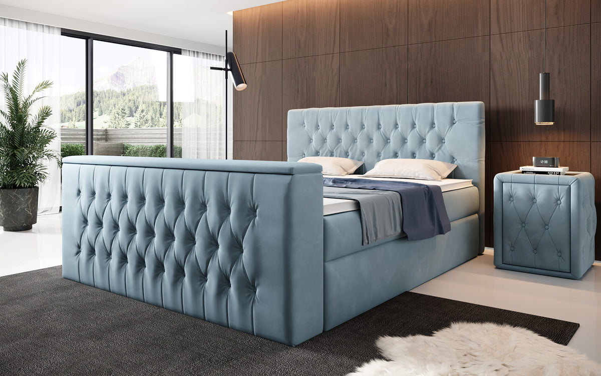 Boxspringbett Velano mit TV Lift und Stauraum