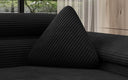 Dreieckiges Zierkissen Nook aus Cord