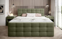 Boxspringbett Luxor Bouclé mit Stauraum