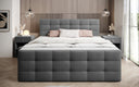 Boxspringbett Luxor Bouclé mit Stauraum