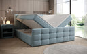 Boxspringbett Luxor Samt mit Stauraum