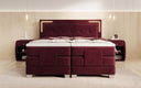 Boxspringbett Noctis Samt elektrisch verstellbar mit LED