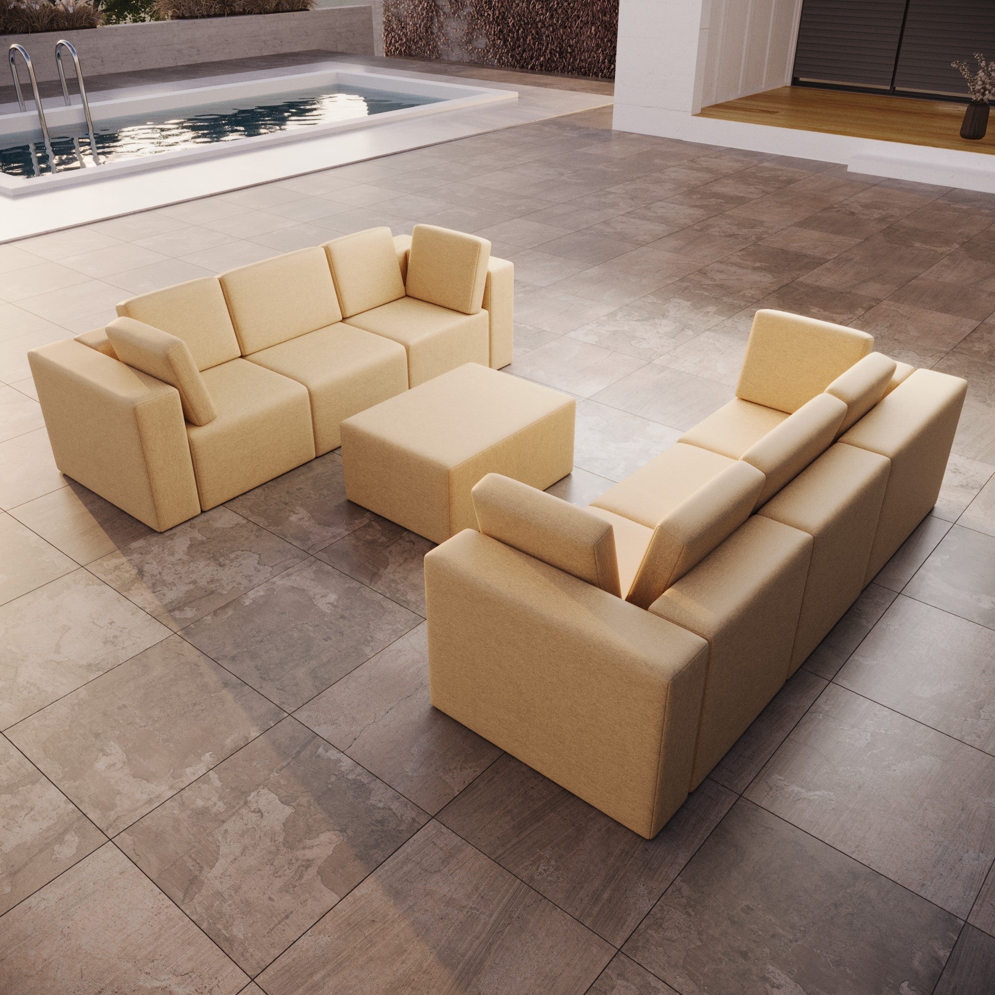 Bezug für Gartensofa Set Eden