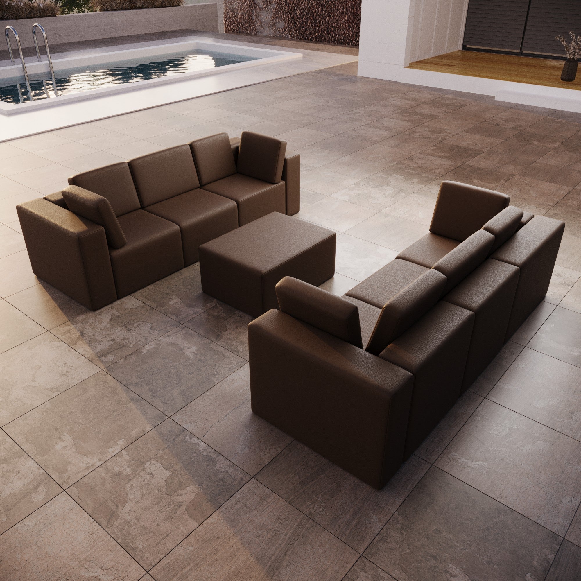 Bezug für Gartensofa Set Eden