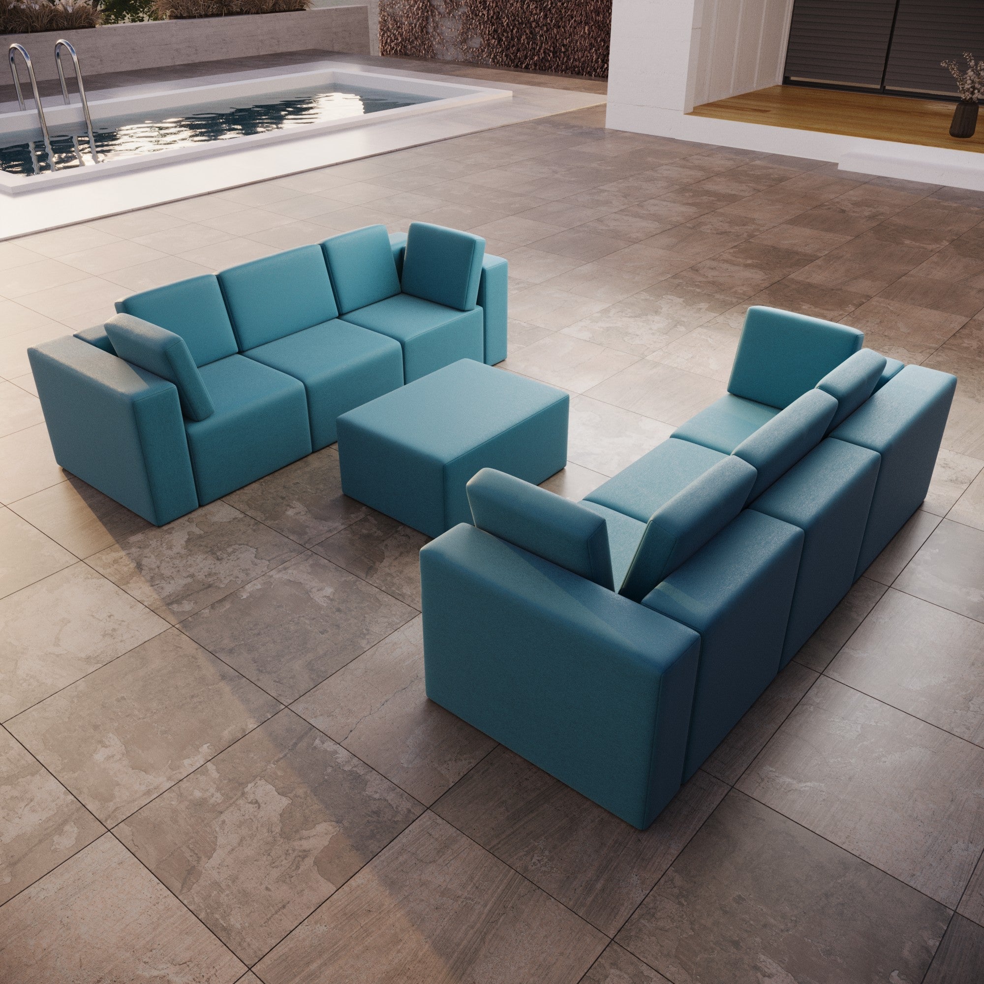 Bezug für Gartensofa Set Eden