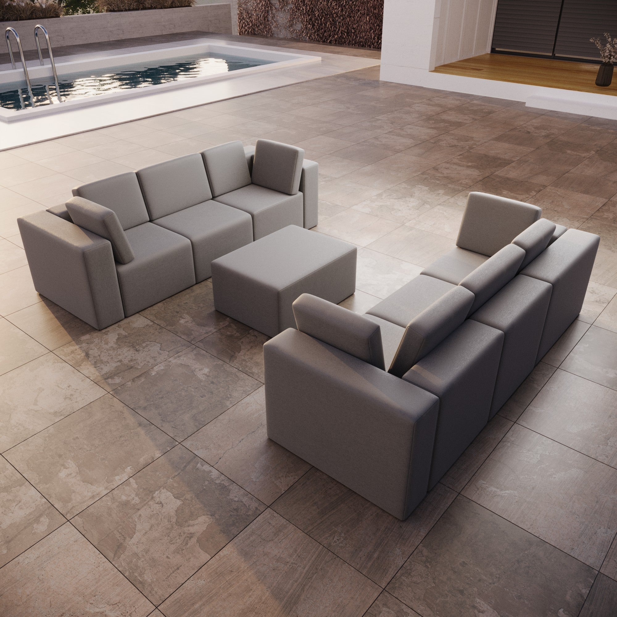 Bezug für Gartensofa Set Eden