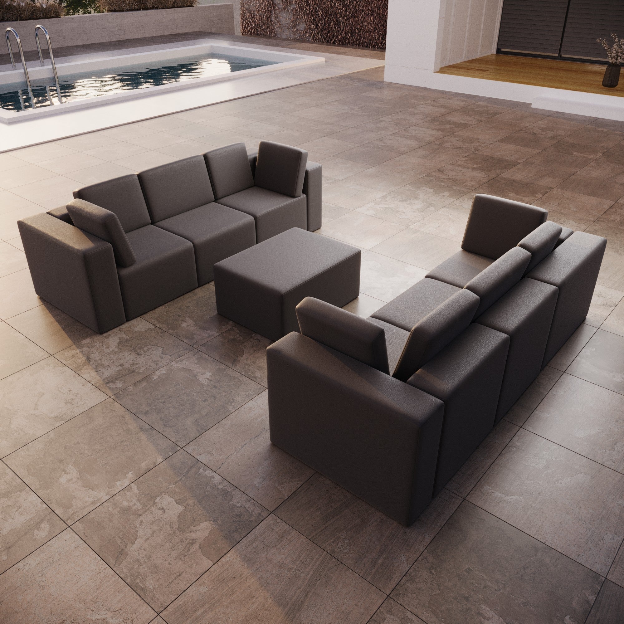 Bezug für Gartensofa Set Eden