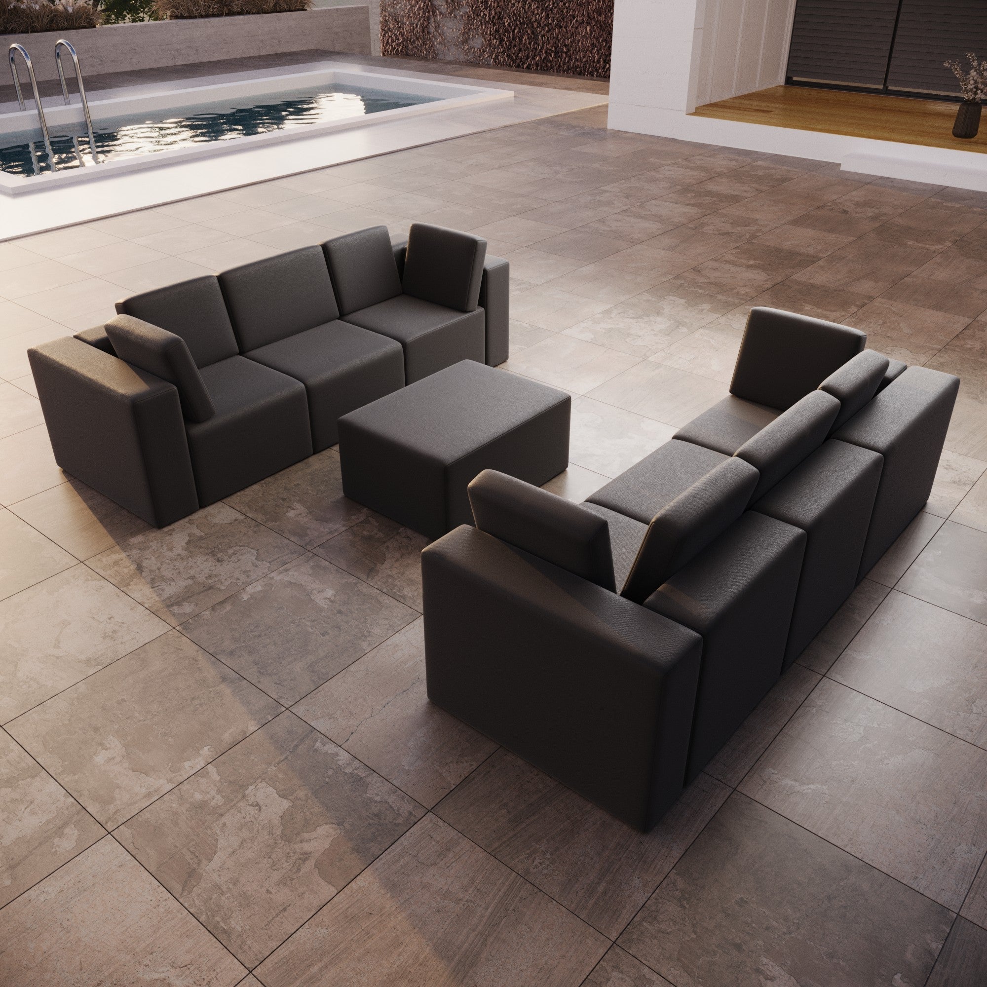 Bezug für Gartensofa Set Eden