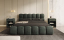 Designer Polsterbett Boston Cord mit Stauraum
