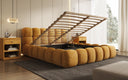 Designer Polsterbett Boston Cord mit Stauraum