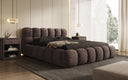 Designer Polsterbett Boston Cord mit Stauraum