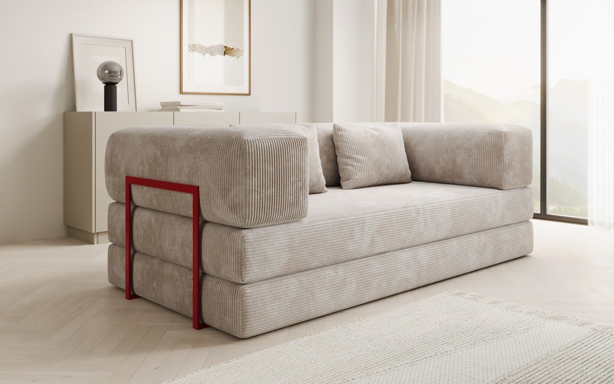 Designer Sofa Lazy 3 Sitzer in Cord