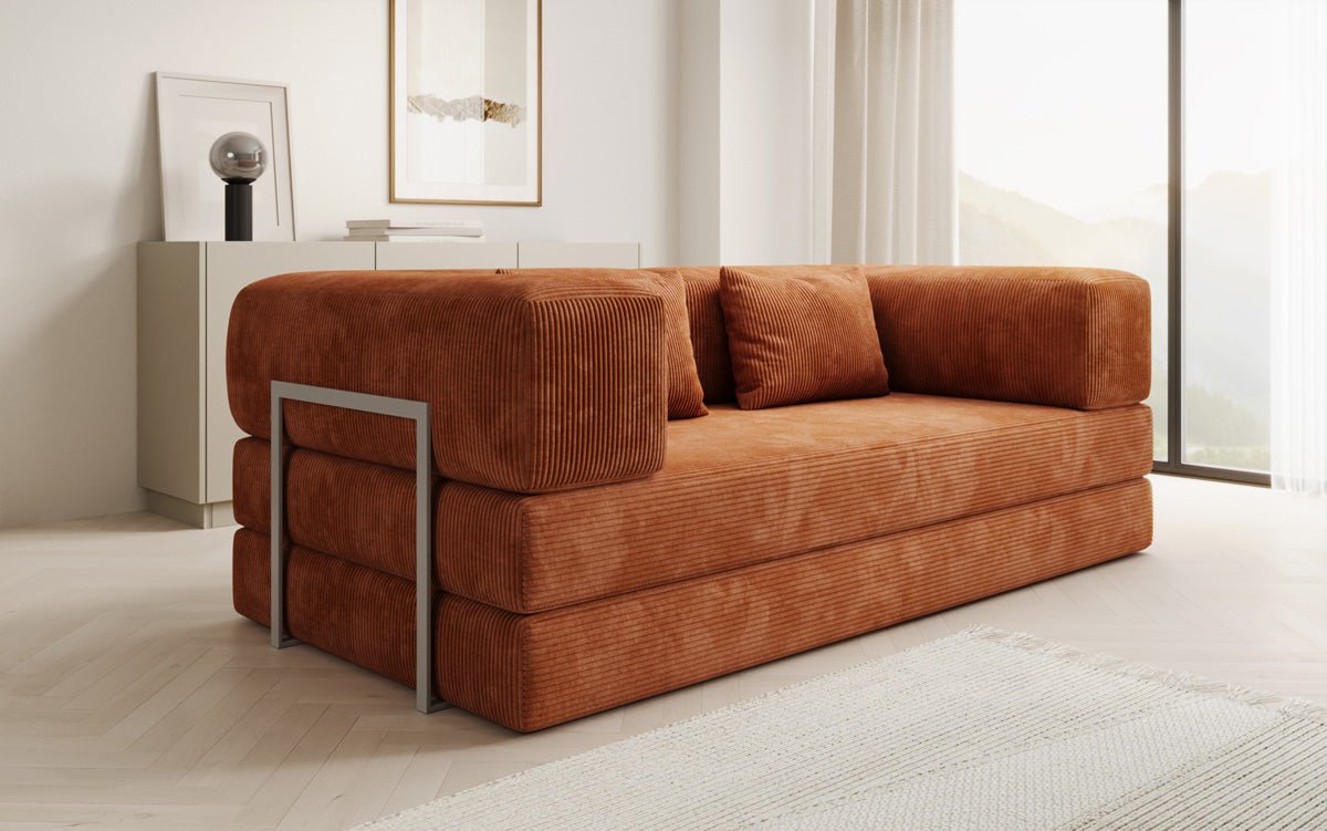 Designer Sofa Lazy 3 Sitzer in Cord