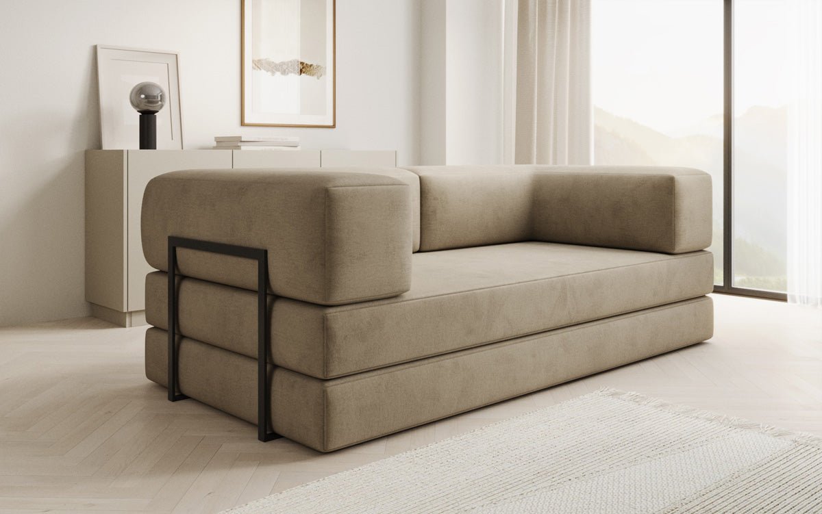 Designer Sofa Lazy 3 Sitzer in Samt