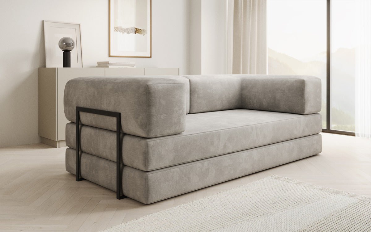 Designer Sofa Lazy 3 Sitzer in Samt