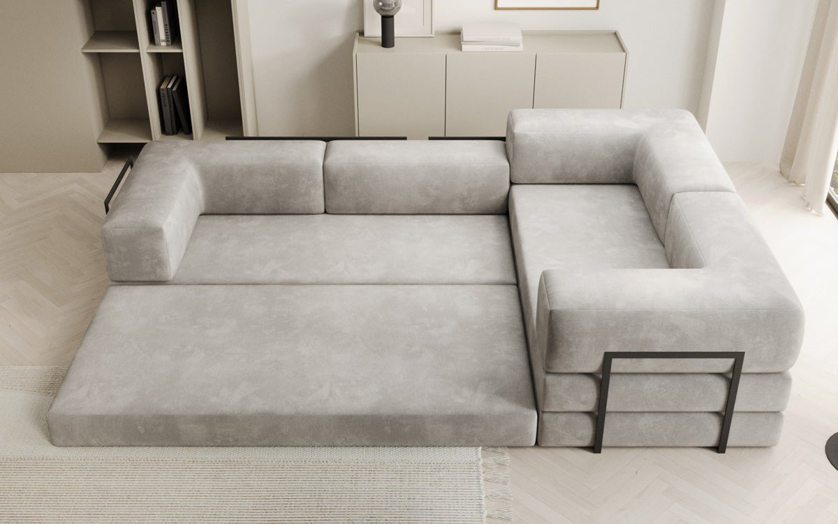 Designer Sofa Lazy L closed in Samt
